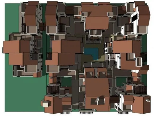 Sketchup Villa Model | Villa Cluster, Spanish Classical
