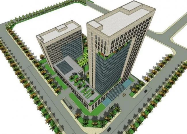 Sketchup Office Model | High rise Office Building, Modern Style