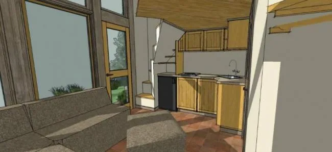 Sketchup Residential Model | Low rise Residential, Modern Style