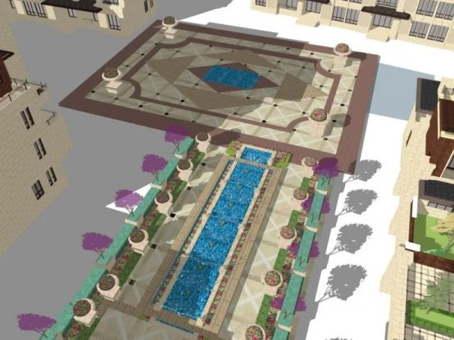 Sketchup Villa Model | Villa Cluster, Classical Style