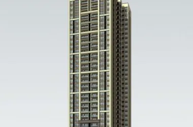 Art Deco High-Rise Residential Architecture in SketchUp-BIM WORLD