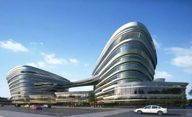 SketchUp Cultural Model: Modern Multi-Story Exhibition Center Architecture
