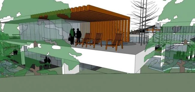 Sketchup Business Model | Multi story Commercial Club, Chinese Style