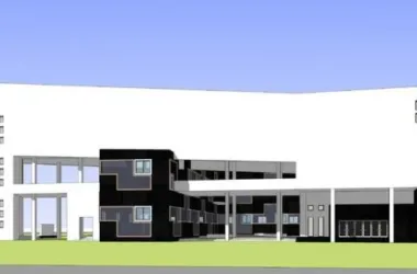 SketchUp Cultural Model: Multi-Story Library and Art Gallery in Modern Architectural Style-BIM WORLD