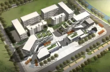 SketchUp Business Model: Modern Multi-Story Commercial Street Design-BIM WORLD