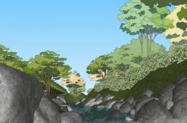 Modern Waterfront Landscape Design in SketchUp-BIM WORLD