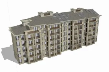 SketchUp Residential Models: Mid to High-Rise Buildings and Grassland Wind Integration-BIM WORLD