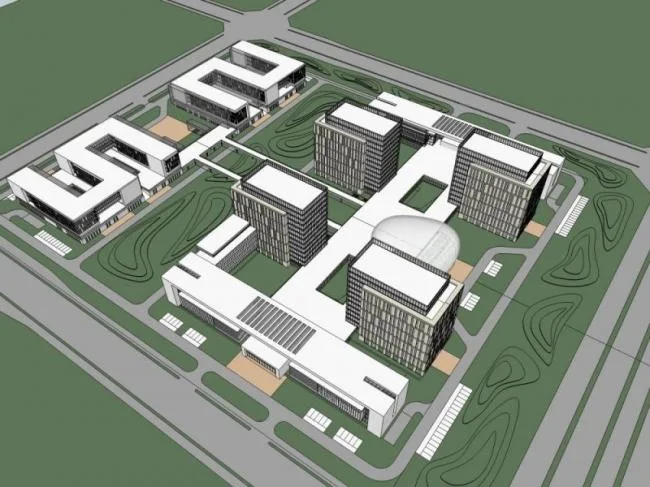 Sketchu Industrial Building | Multi story Industrial Park, Industrial Park, Modern Style