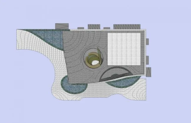Sketchup Cultural Model | Multi story Museum, Modern Style, Cultural Architecture