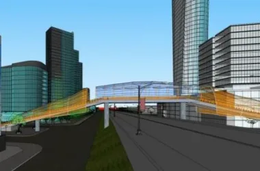 SketchUp Complex Model: Modern High-Rise Urban Development with Commercial, Office, Hotel, and Residential Spaces-BIM WORLD