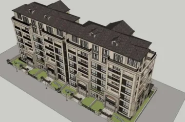 SketchUp Residential Design: Multi-Story Classical Garden Home-BIM WORLD