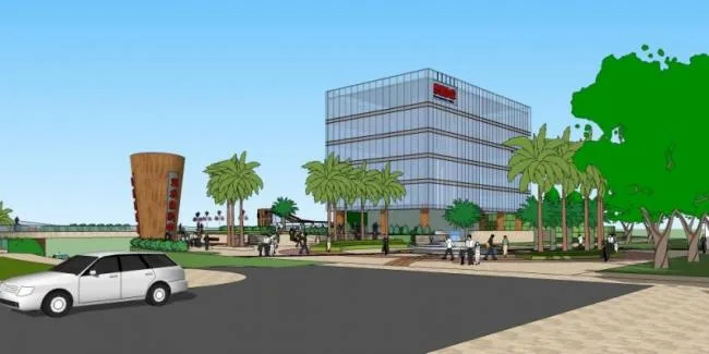 Sketchup Cultural Model | Multi story Art Center, Cultural Architecture, Modern Style