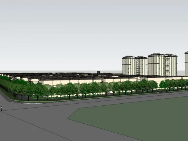 Sketchup Planning Model | High rise Residential Community Planning, Modern Style