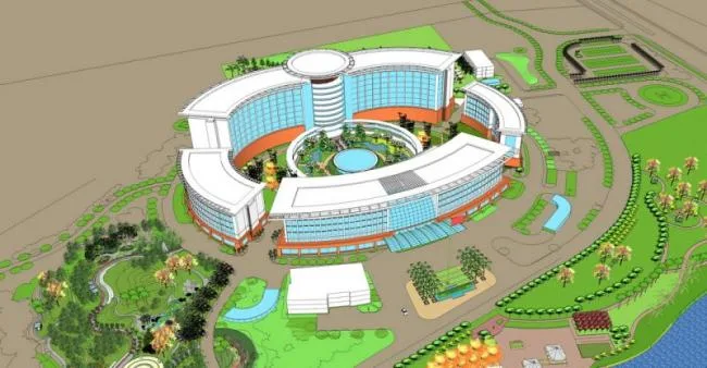 Sketchup Hospital Model | Multi story Mixed Hospital, Medical Building, Modern Style
