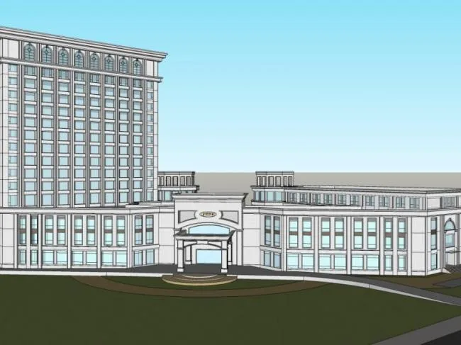 Sketchup Office Model | High rise Office Building, Modern Style