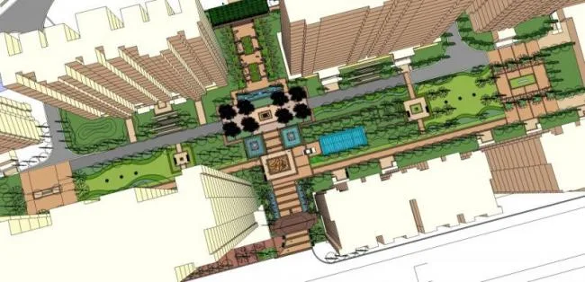 Sketchup Landscape Model | Residential Landscape, Residential Landscape, Classical Style