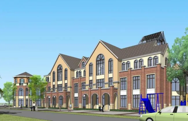 Sketchup School Model | Multi story Kindergarten, British Style, Classical Style, Educational Architecture