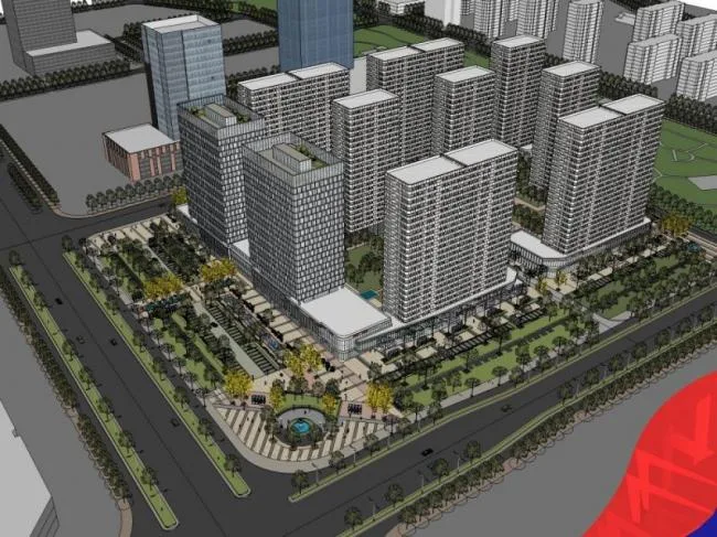 Sketchup Residential Model | High rise Residential Area, Modern Style