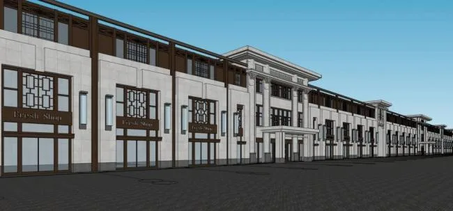 SketchUp Business Model: Commercial Skirts Inspired by Neoclassical Style