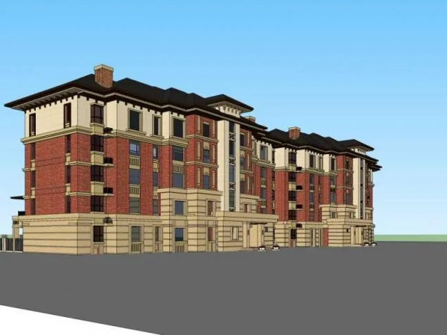 Sketchup Residential Model | Multi story Residence, Classical Style