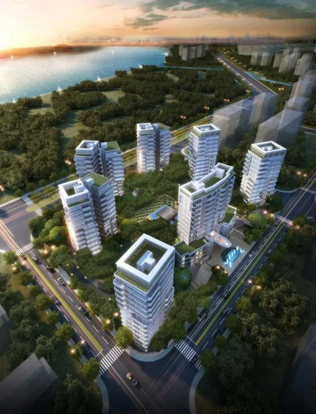 Sketchup Residential Model | Small High Rise Residential Buildings, Modern Style