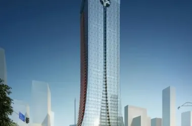 SketchUp Model of a Modern Super High-Rise Administrative Office Building-BIM WORLD