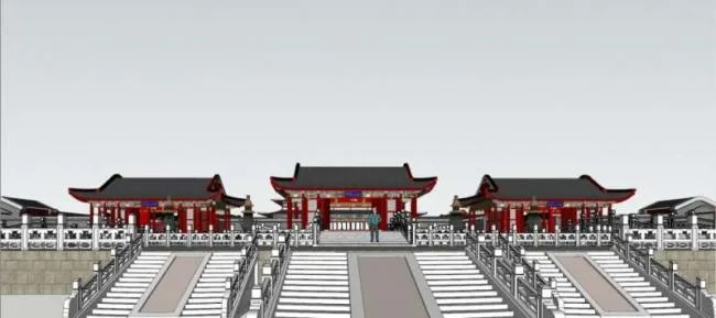 Sketchup Ancient Architecture Model | Multi story Temple, Ancient Temple, Chinese Style, Ancient Architecture