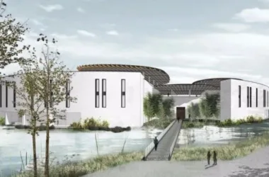 Modern Multi-Story University Campus Model in SketchUp-BIM WORLD