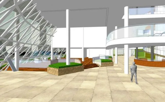 Sketchup Office Model | High rise Office Building, Office Building, Modern Style