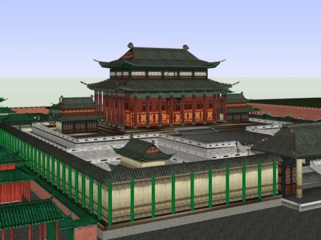 Sketchup Ancient Architecture Model | Multi story Palace, Chinese Style, Ancient Architecture