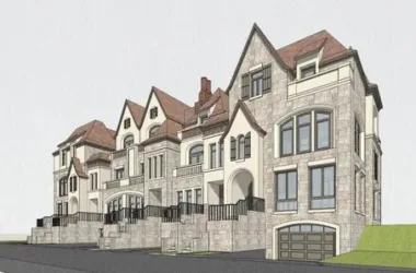 SketchUp Villa Model: German Classical Style Row House-BIM WORLD