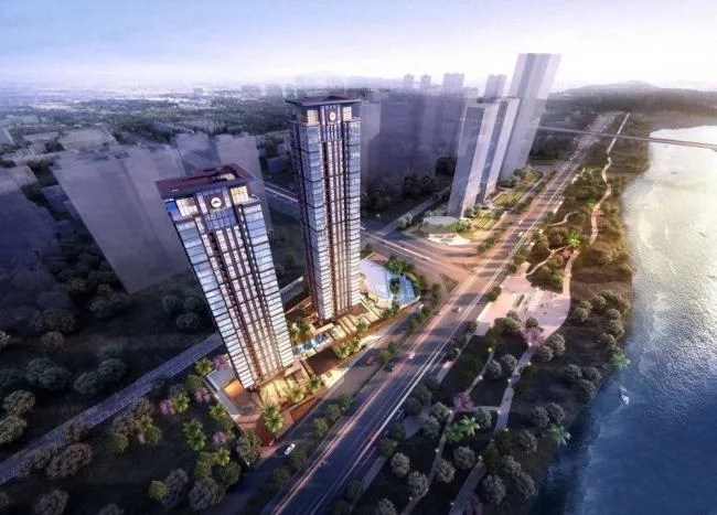 Sketchup Residential Model | Super high-rise residential building, modern style, residential architecture