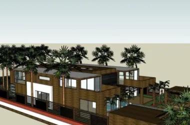 Modern Solo Villa Design | SketchUp 3D Model-BIM WORLD