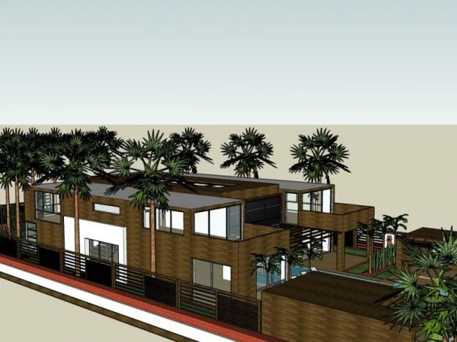 Modern Solo Villa Design | SketchUp 3D Model