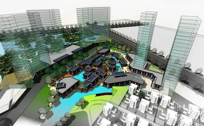Sketchup Business Model | Multi layered decentralized business, neoclassical style