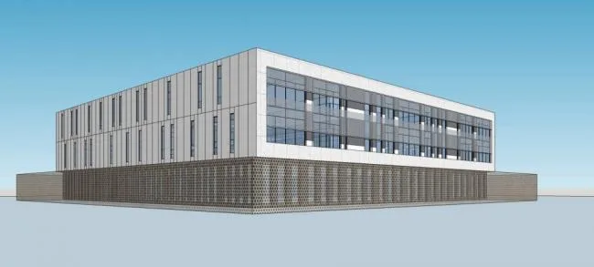 Sketchu Industrial Building | Multi story Industrial Building, Modern Style