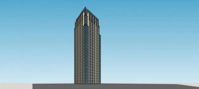 Sketchup Office Model | High rise Office Building, Neoclassical Style, Office Building