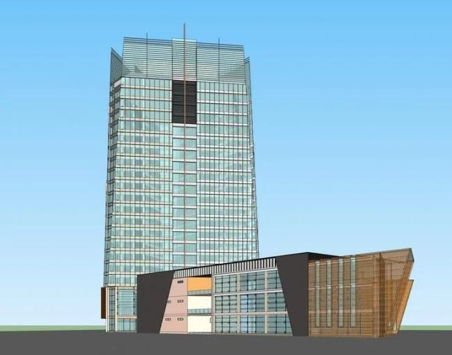 Sketchup Office Model | High rise Office Building, Modern Style