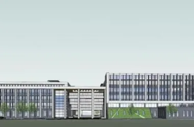 Modern Multi-Story University Campus and Educational Buildings in SketchUp-BIM WORLD