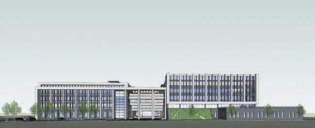 Sketchup School Model | Multi story University Campus, College, Teaching Buildings, Educational Buildings, Modern Style