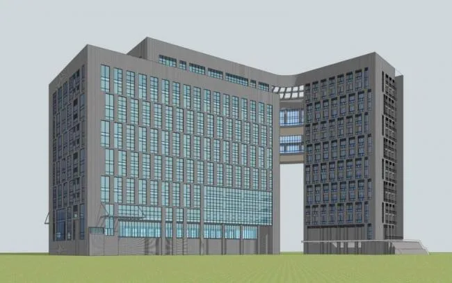 Sketchup Office Model | High rise Office Building, Modern Style