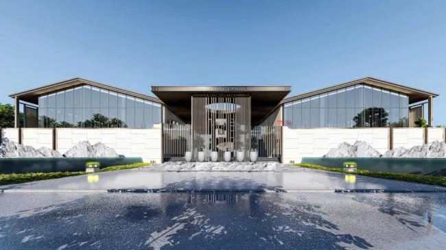 Sketchup Business Model | Sales Office, Modern Style, Commercial Building