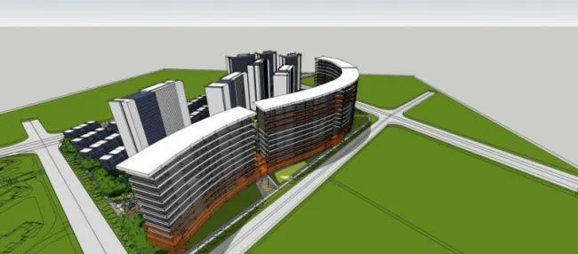 Sketchup Landscape Model | Residential Landscape, Residential Landscape, Modern Style