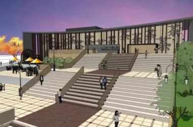Modern Multi-Story Museum Exhibition Hall | SketchUp Cultural Architecture Model-BIM WORLD