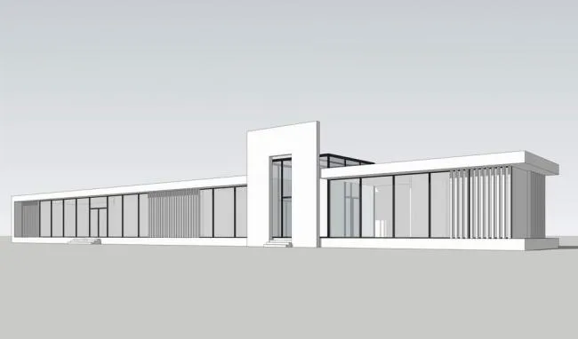 Modern Solo Villa Design | SketchUp 3D Model
