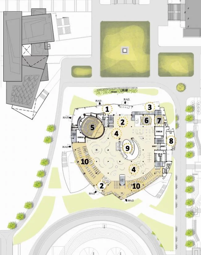 BIM Architecture | Like Crystal Clear Lantern Petals Wrapping the stamens: Chongqing Real Estate Vocational College Library/Paiang International Architectural Design Consultant