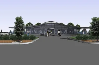 SketchUp Business Model: Modern Multi-Story Commercial Club Design-BIM WORLD