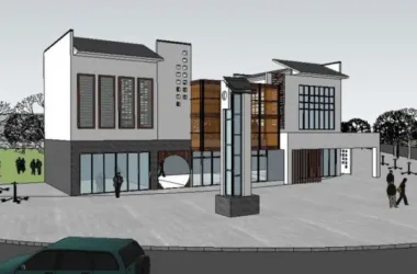 SketchUp Business Model: Multi-Story Club in Modern Chinese Style-BIM WORLD