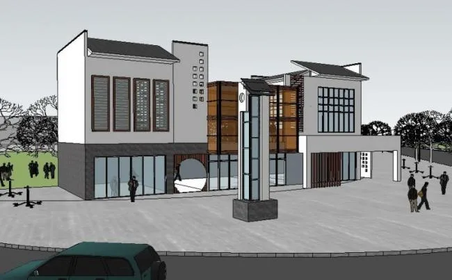 Sketchup Business Model | Multi story Club, Modern Chinese Style