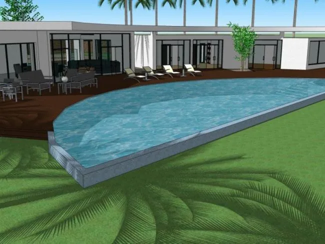 Sketchup Villa Model | Solo Villa, Modern Style